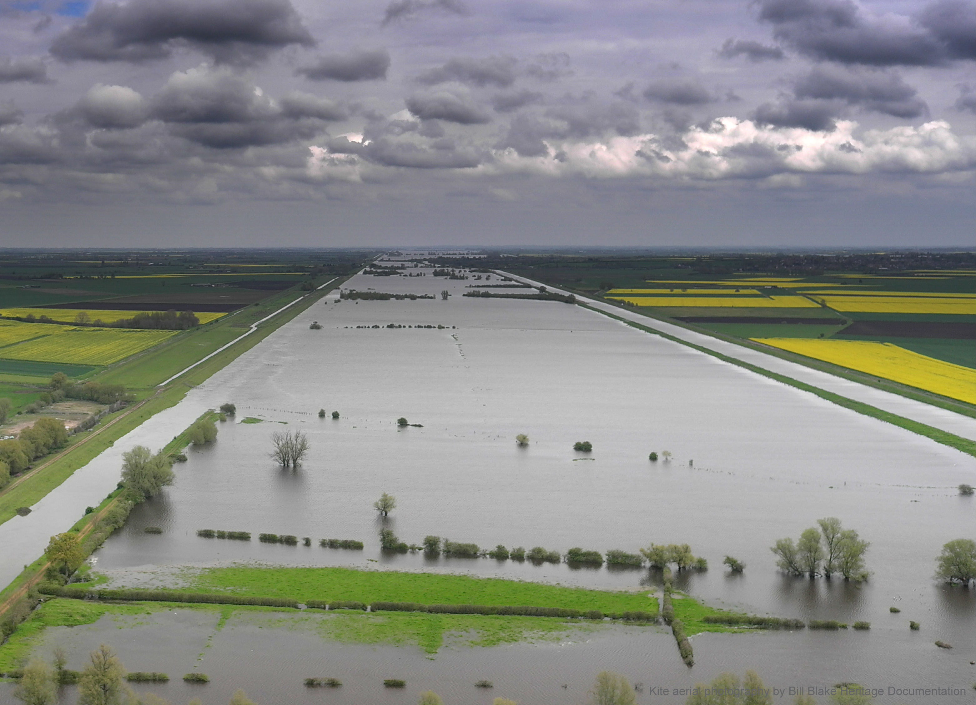 Ouse Washes in full flood